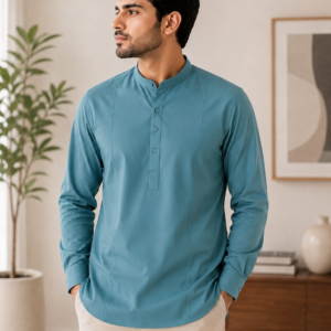 History Azure Classic Kurta